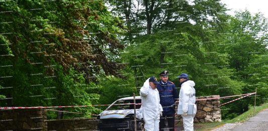Trovato un cadavere carbonizzato sul monte Taburno