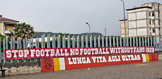 La Curva Sud Benevento ribadisce: “No al calcio senza tifosi”