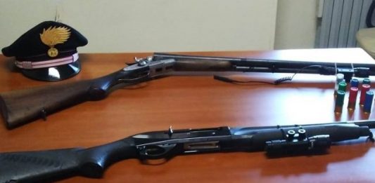 Fucile con matricola abrasa, arresti domiciliari per un 32enne di Sant’Agata de’ Goti