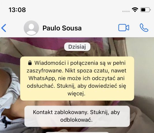Paulo Sousa ‘abbandona’ la Polonia e Glik lo blocca su WhatsApp