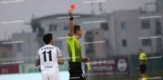 Benevento, Caserta perde Farias e per domani non recupera gli infortunati