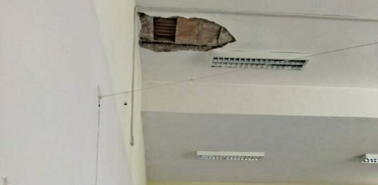 Crollo soffitto all’Alberghiero, studenti in pressing: lunedì nuovo sopralluogo dei tecnici