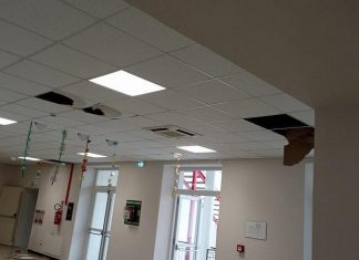 La scuola di Moiano nel mirino dei vandali: struttura allagata e controsoffittatura crollata