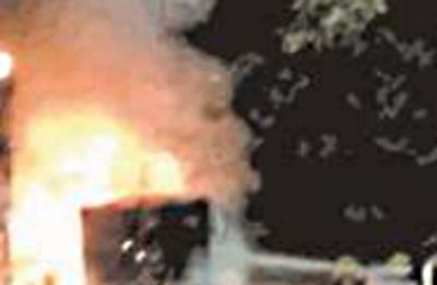 Trivella in fiamme in un cantiere su Statale 87, indagini a tutto campo