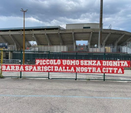 Curva contro Barba: “Sparisci dalla nostra città”. Il Benevento vorrebbe tenerlo, ma occhio al Pisa