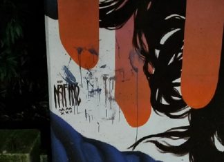 Paolisi, imbrattato murales raffigurante il volto di una bimba marocchina: era stato appena realizzato