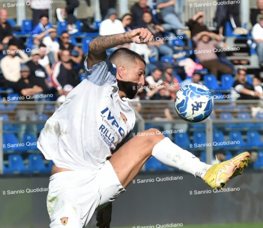 Benevento, pesa la crisi di Forte: è a digiuno da sei gare