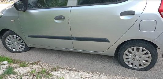 A Luzzano auto nel mirino dei vandali: pneumatici forati
