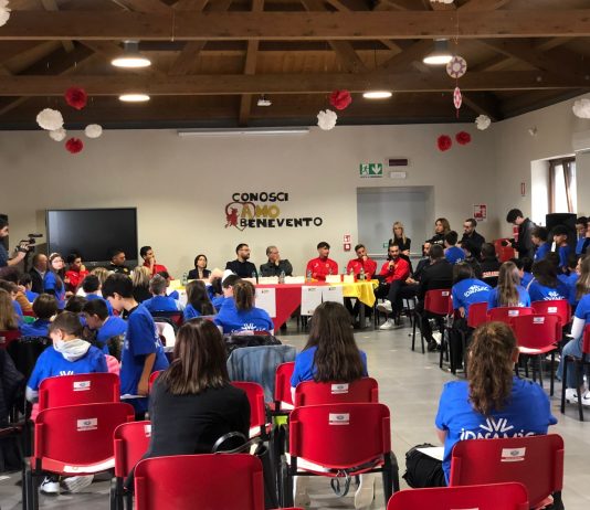 A San Giorgio la Molara un pieno d’entusiasmo per il Benevento