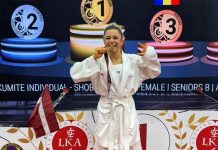 La caudina Livia Savignano campionessa europea di karate