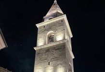 Il campanile di Santa Sofia torna a splendere