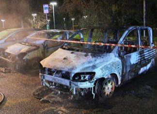 A fuoco due auto, notte di paura a Pacevecchia