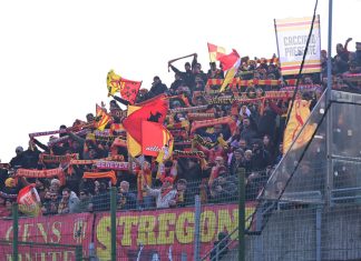 Benevento, previste restrizioni per la trasferta di Arezzo