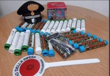 Controlli prima di Apice-Battipagliese: sequestrati bengala, petardi e fuochi d’artificio