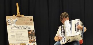 Fisarmonica Italia Award, secondo posto per il sannita Giovanni Cataudo