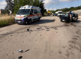 Grave incidente in contrada Pontecorvo, tre persone in ospedale