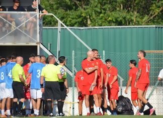 Il Benevento parte subito forte: festa del gol nel test contro l’Equipe Campania