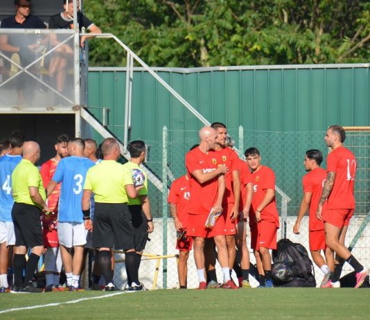 Il Benevento parte subito forte: festa del gol nel test contro l’Equipe Campania