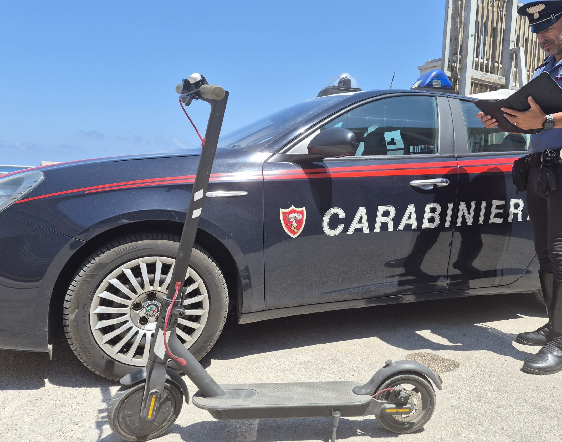 carabinieri monopattini