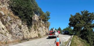 Incendio minaccia il Santuario del Monte Taburno, l’ira del sindaco di Bucciano
