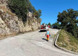Incendio minaccia il Santuario del Monte Taburno, l’ira del sindaco di Bucciano