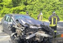 Scontro tra auto sulla Statale 87: 4 feriti, bambina in codice rosso