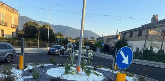Inaugurata la rotatoria all’incrocio delle strade provinciali 78 e 82