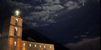 Bucciano, torna a splendere il campanile del Santuario