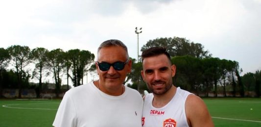 Telese, visita a sorpresa: Brignola si allena con il team sannita