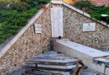 Sdegno a San Nazzaro, divelto il cannone del Monumento ai Caduti