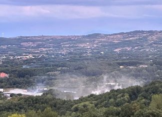 Incendio alla ex New Vision, il rischio ora è nelle acque di spegnimento: doppia ordinanza del Sindaco di Sassinoro