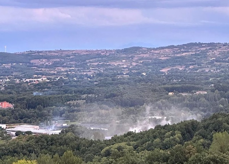 incendio impianto compostaggio sassinoro