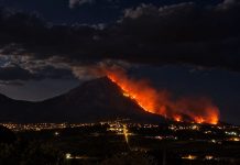 Brucia la Dormiente del Sannio: due incendi quasi simultanei a Foglianise e in valle Caudina, canadair in azione