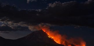 Brucia la Dormiente del Sannio: due incendi quasi simultanei a Foglianise e in valle Caudina, canadair in azione