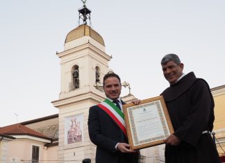 Padre Ibrahim cittadino onorario di Pietrelcina: “Benvenuto tra i pucinari”