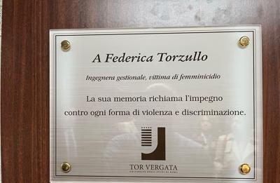 Ghiron (Tor Vergata): “Aula intitolata a Federica Torzullo ci invita a non restare indifferenti”