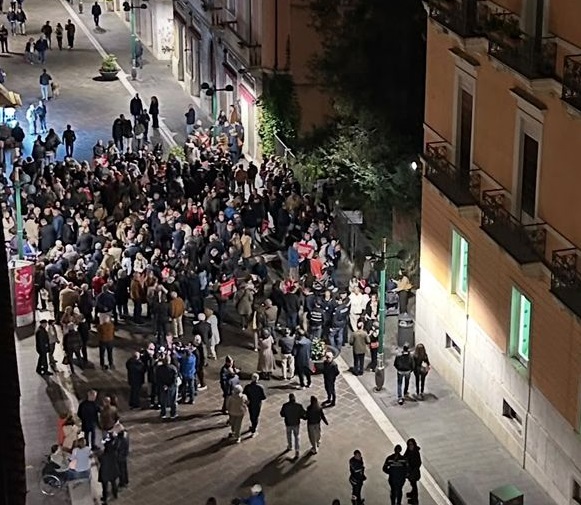 corteo opposizione