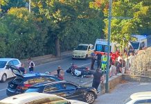 San Giorgio del Sannio – Ennesimo incidente in via dei Sanniti: scontro tra due moto, centauri feriti