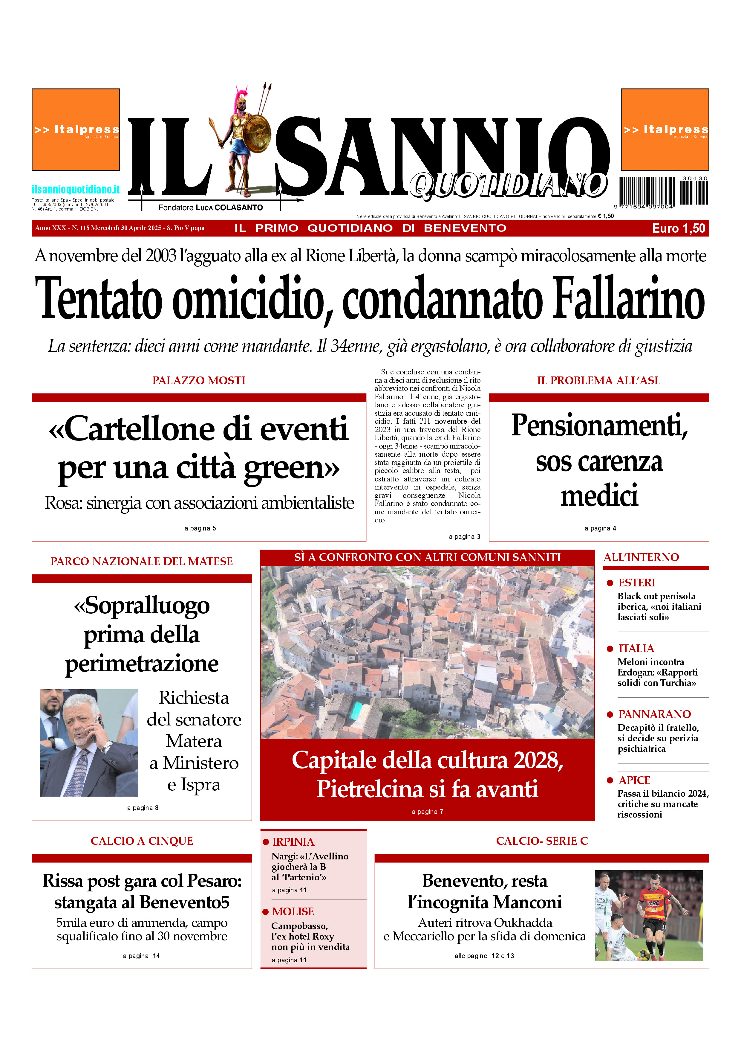 Il Sannio Quotidiano - Prima pagina